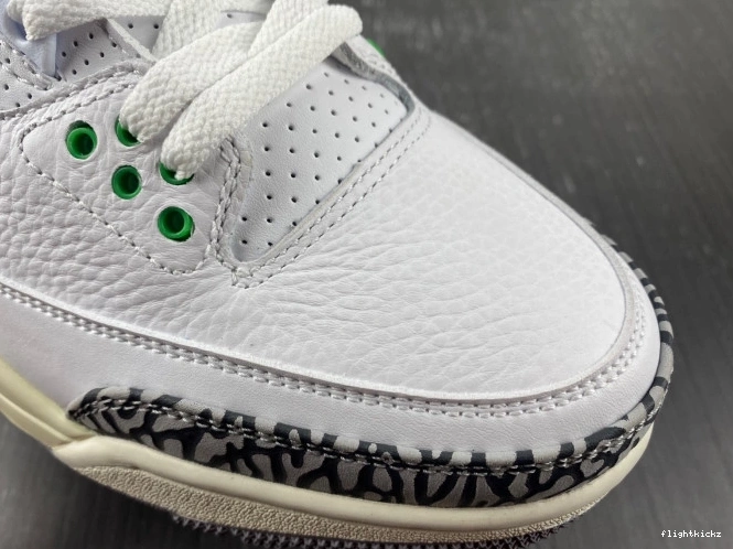 CK9246-136 3 Jordan Retro (W) Green Lucky 0822